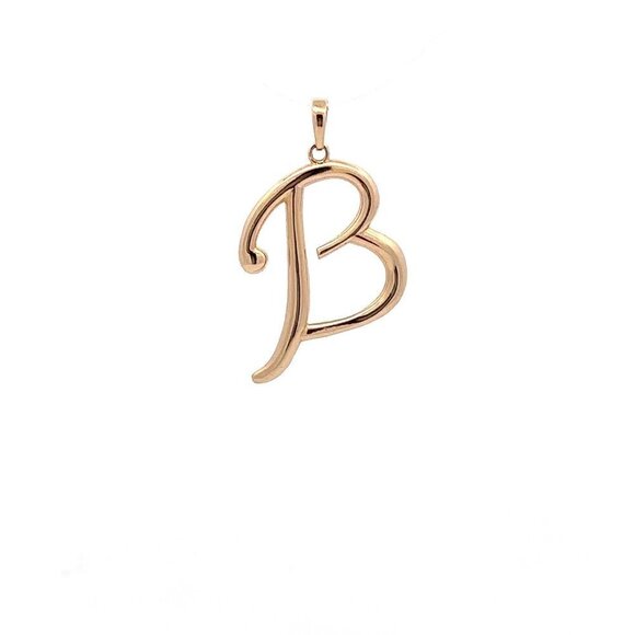 Unbranded Jewelry - 18K Gold Pendant Letter B Initial Alphabet